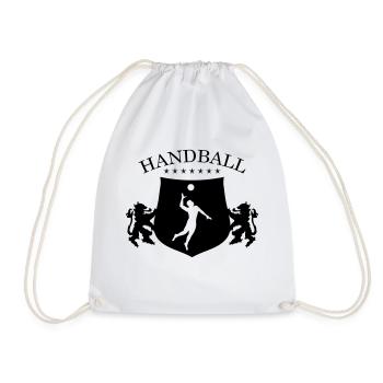 Armoiries de handball - Sac de sport léger - blanc - Devant
