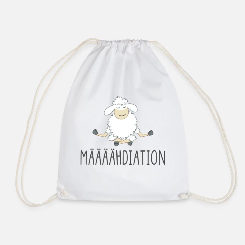 Määähdiation versus Mediation - Turnbeutel - Weiß