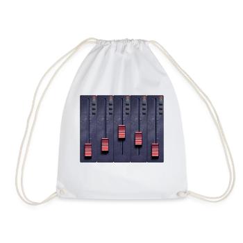 Music, musical, musical notes - Drawstring Bag - white - Front