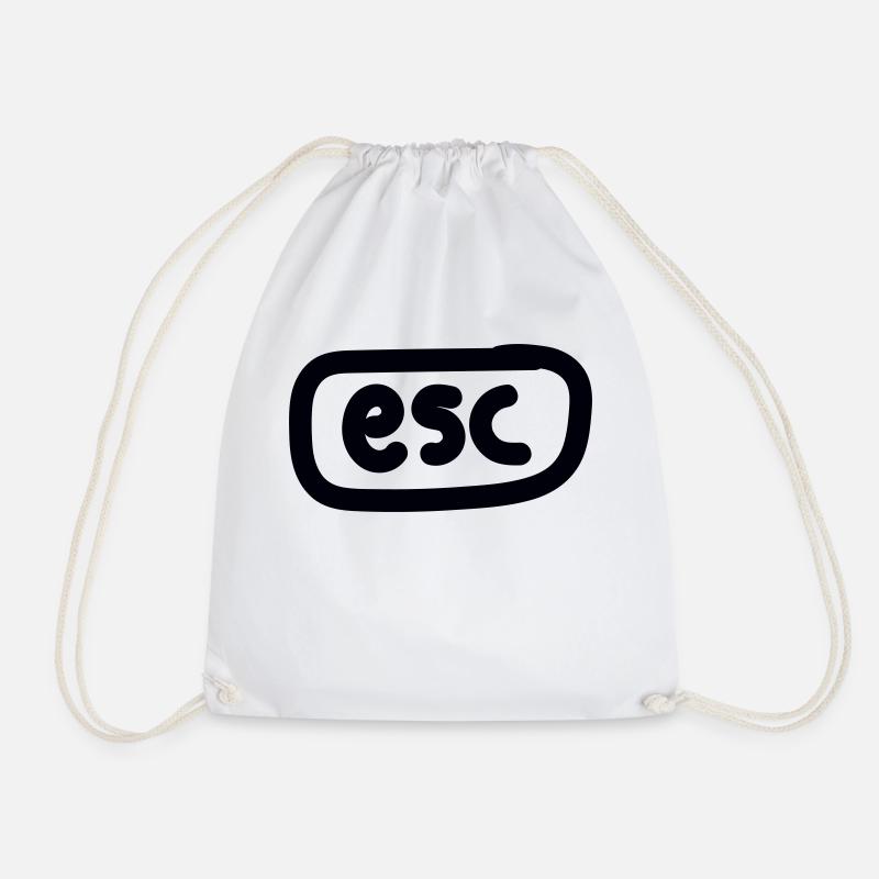undraw escape button - Sac de sport léger - blanc