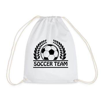 Fußball Soccer - Drawstring Bag - white - Front