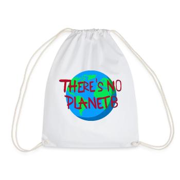 Il n’y a pas de planète B - Slogan Protection de la Terre - Sac de sport léger - blanc - Devant