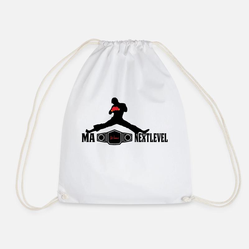 Manextlevel Fighter2 - Drawstring Bag - white