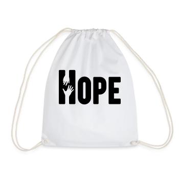 HOPE - Sac de sport léger - blanc - Devant