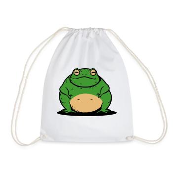 Drôle de grenouille - Sac de sport léger - blanc - Devant