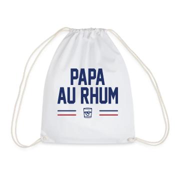 PAPA AU RHUM - Sac de sport léger - blanc - Devant