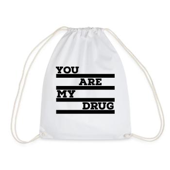 My Drug - Drawstring Bag - white - Front
