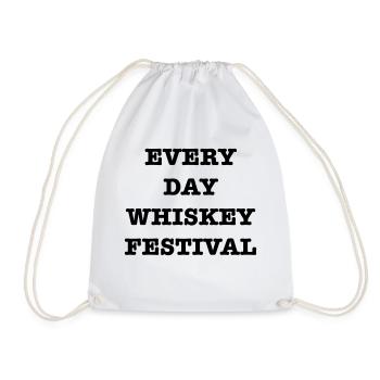 Every Day Whisky Festival - Drawstring Bag - white - Front