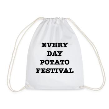 EveryDayPotatoFest - Drawstring Bag - white - Front