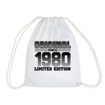 1980 - Turnbeutel - Weiß - Vorne