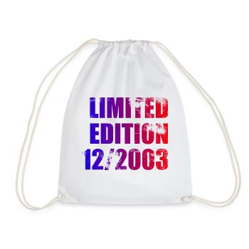 20th Anniversary Limited Edition 12/2003 - Drawstring Bag - white - Front