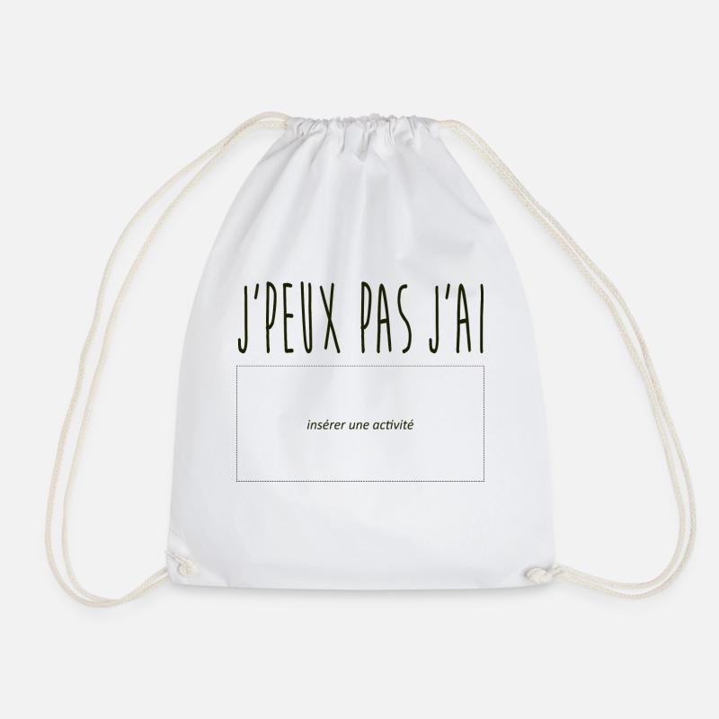 J'peux pas - Sac de sport léger - blanc