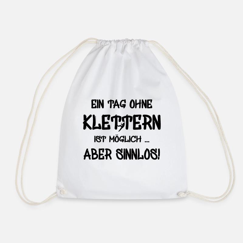 klettern Klettern - Turnbeutel - Weiß