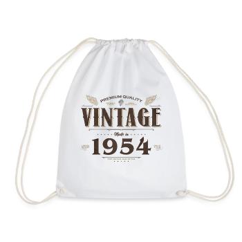 70 Years Old Vintage 1954 Limited Edition 70th - Drawstring Bag - white - Front