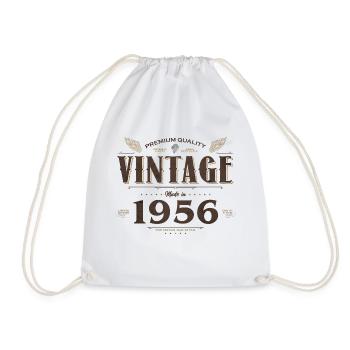 68 Years Old Vintage 1956 Limited Edition 68th - Drawstring Bag - white - Front
