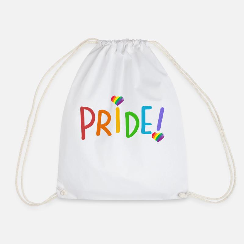 LGBT-Stolz - Turnbeutel - Weiß