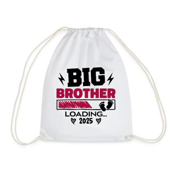 Big Brother Loading 2025 wird zu Big Brother - Turnbeutel - Weiß - Vorne