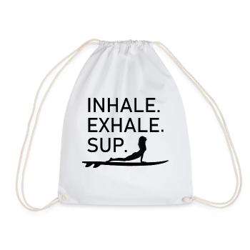 Yoga Meditation Spa Namaste - Drawstring Bag - white - Front