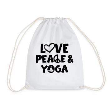 Yoga Meditation Spa Namaste - Turnbeutel - Weiß - Vorne