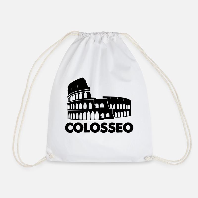 kolosseum colosseo - Turnbeutel - Weiß