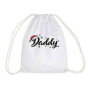 Père Noël Chapeau Papa Papa - Sac de sport léger - blanc - Devant