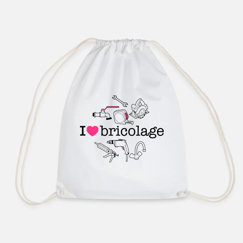 bricolage - Sac de sport léger - blanc