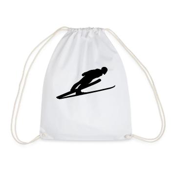 Ski de saut en longueur Skiflug Ski de saut Skiweitflug - Sac de sport léger - blanc - Devant