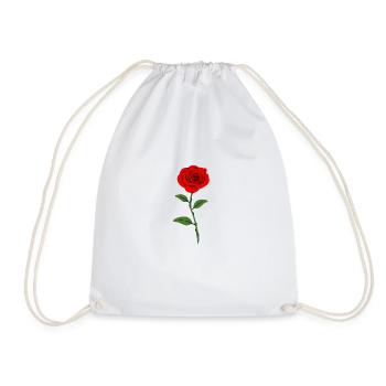 redrose - Turnbeutel - Weiß - Vorne