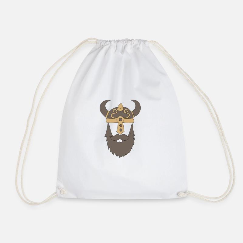 Vikings Odin Vikings - Drawstring Bag - white