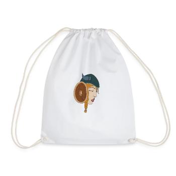 Viking Schilmaid Vikings - Drawstring Bag - white - Front