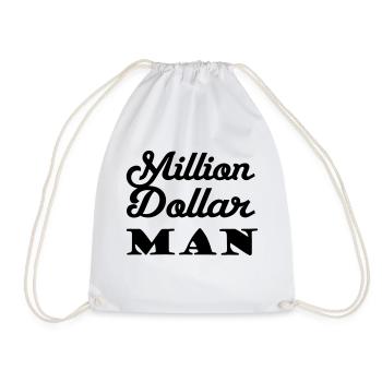 Million Dollar Man - Turnbeutel - Weiß - Vorne