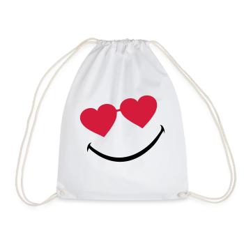 smileface_5 - Turnbeutel - Weiß - Vorne