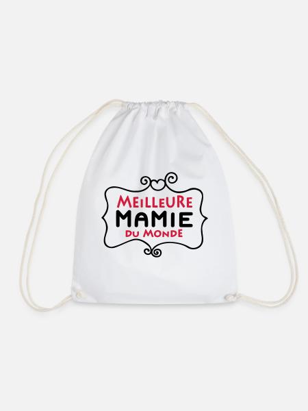 Meilleure MAMIE du monde (2c) - Sac de sport léger - blanc
