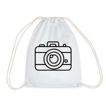 Appareil photo - Sac de sport léger - blanc - Devant