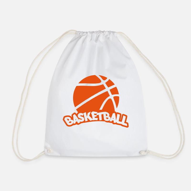 basketball - Turnbeutel - Weiß