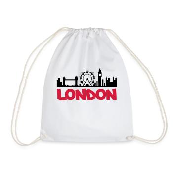 london_skyline - Turnbeutel - Weiß - Vorne