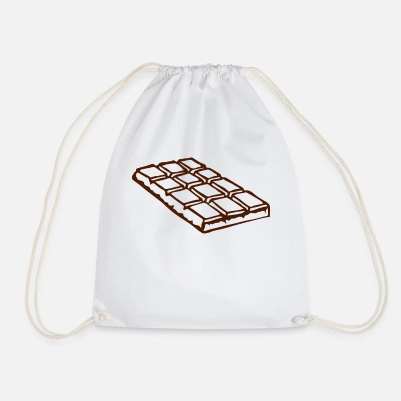 tablette chocolat 2803) - Sac de sport léger - blanc