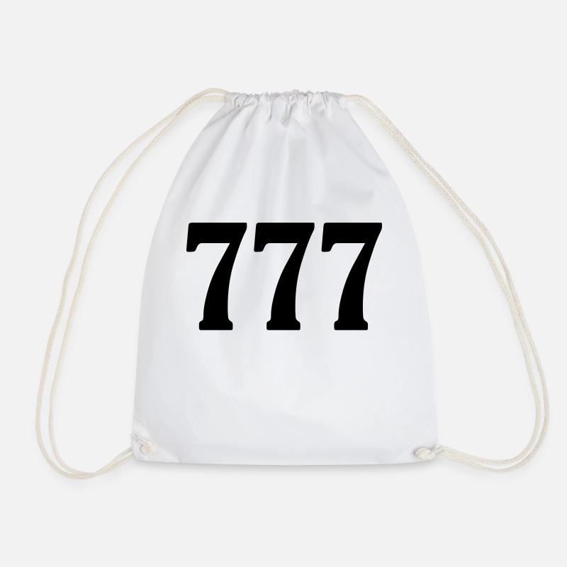 777 - Turnbeutel - Weiß