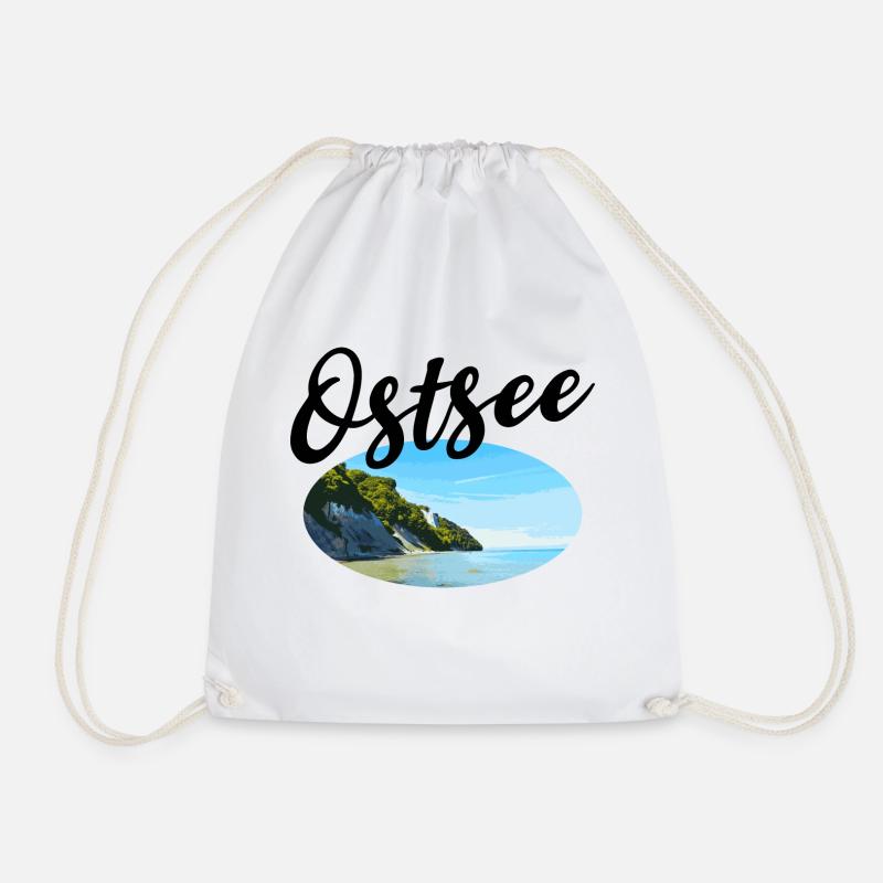 Ostsee - Turnbeutel - Weiß