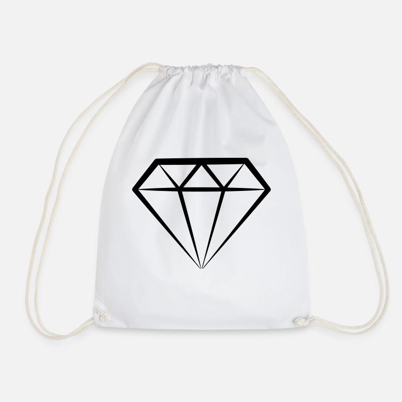 Diamond - Turnbeutel - Weiß
