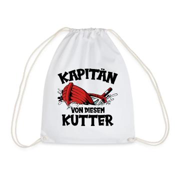 KAPITÄN KUTTER - Turnbeutel - Weiß - Vorne