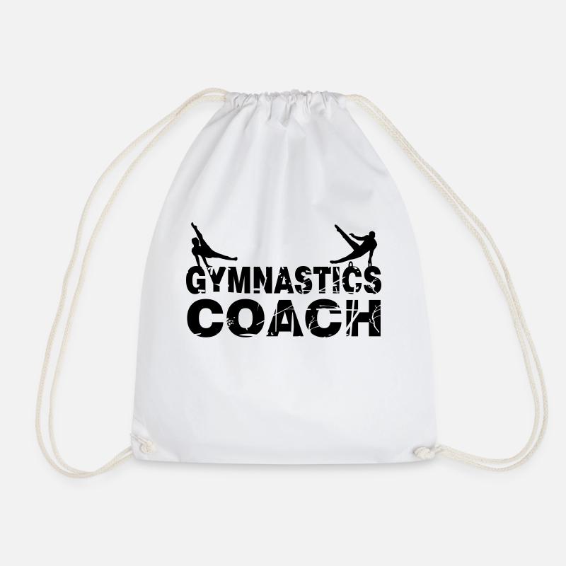 Gymnastics Coach, Turnen Trainer, Turner - Turnbeutel - Weiß