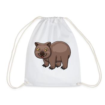 Wombat - Turnbeutel - Weiß - Vorne