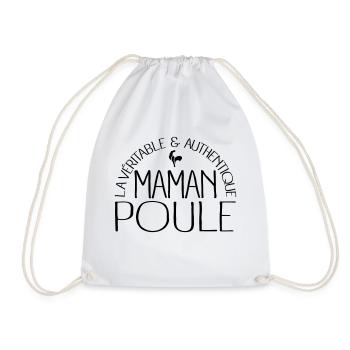 Maman Poule - Sac de sport léger - blanc - Devant