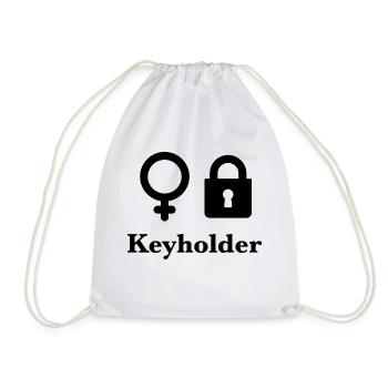 Keyholder - Turnbeutel - Weiß - Vorne