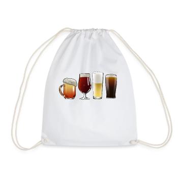 Beers - Drawstring Bag - white - Front