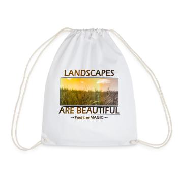 Landscapes are Beautiful - Turnbeutel - Weiß - Vorne