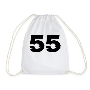 Numéro 55 - Sac de sport léger - blanc - Devant