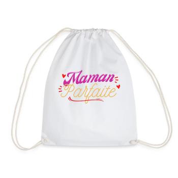 t-shirt Maman Parfaite Cadeau - Sac de sport léger - blanc - Devant