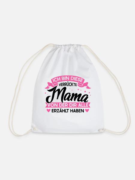 Mutter Familie Mutter Geschenk - Turnbeutel - Weiß